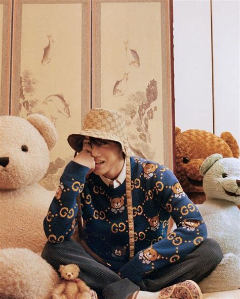 gucci x kai sweater|kai gucci teddy bear collection.